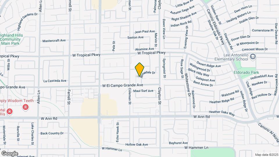 5821 Craigmore Ln Map and Location Details