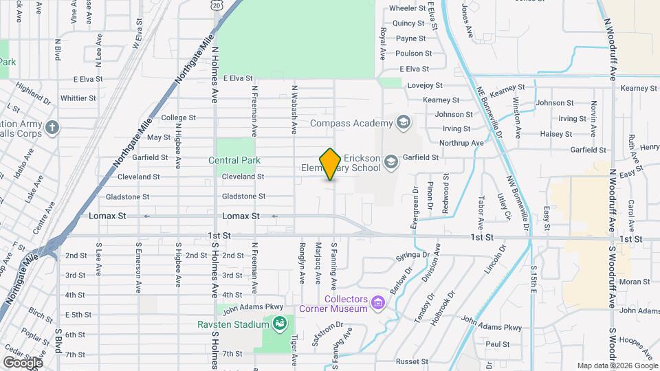 361 N Fanning Ave Map and Location Details