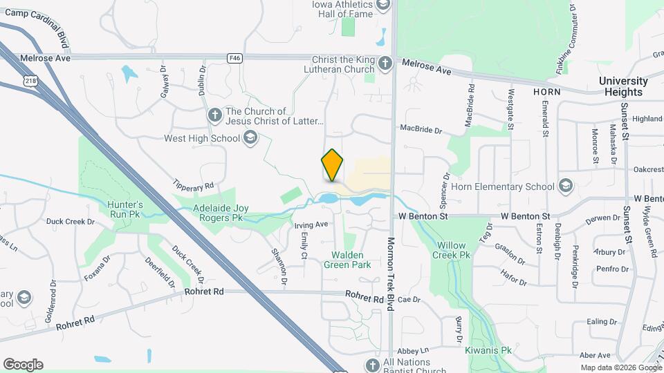 2613 Westwinds Dr Map and Location Details