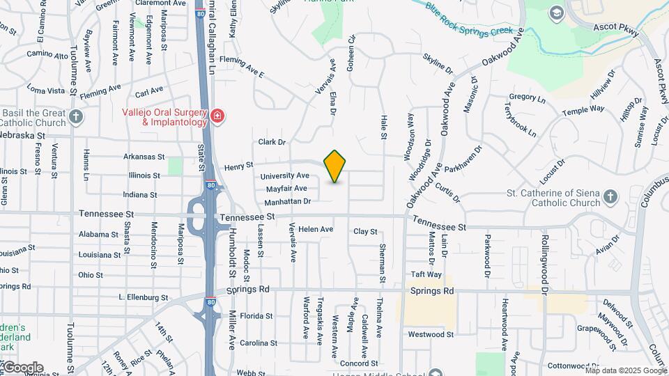 100 Fairfax Ct Map and Location Details