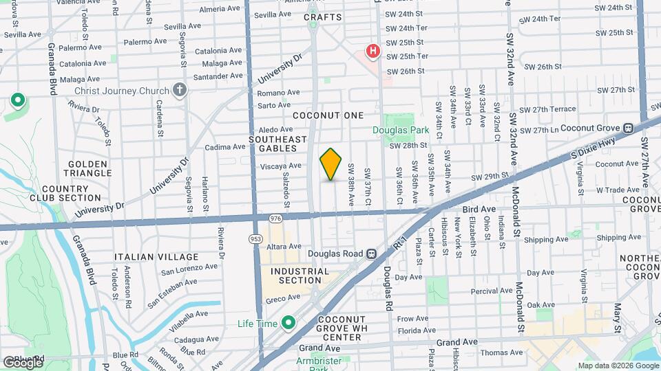 2912 SW 38th Ct Map and Location Details