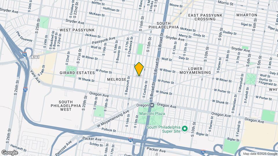 1516 Porter St Mapa y Detalles de la Ubicación