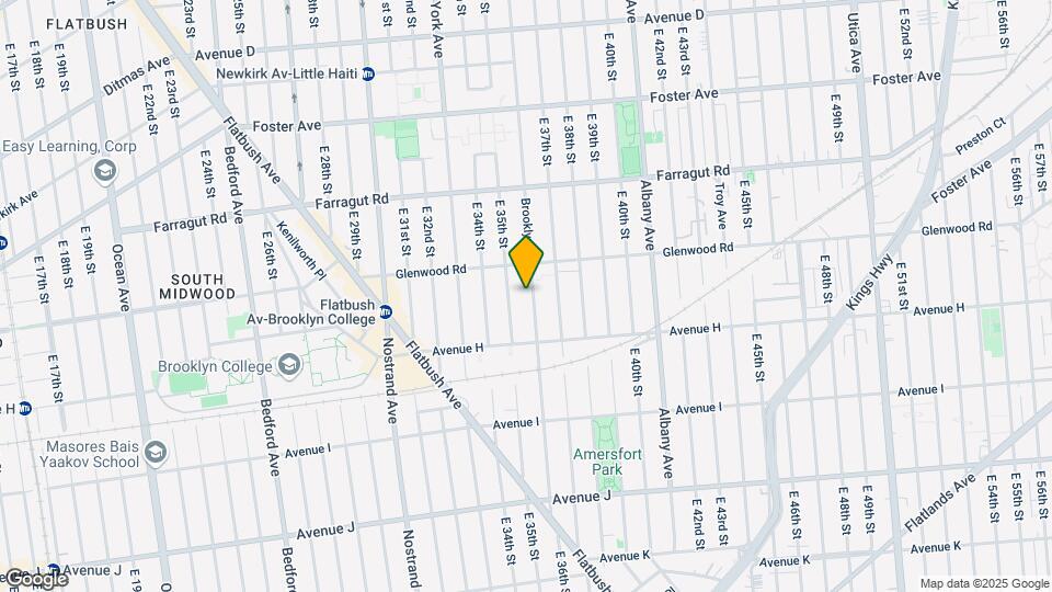 1626 Brooklyn Ave Map and Location Details