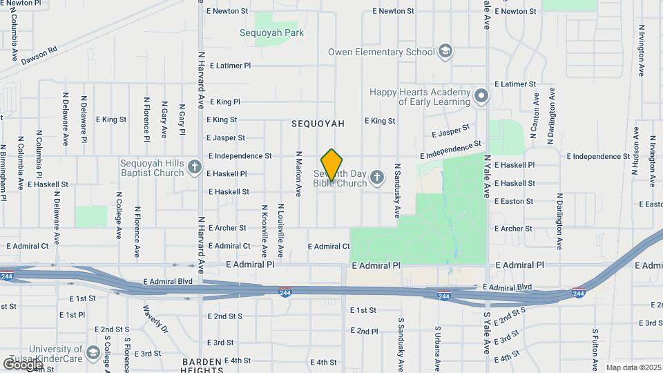 708 N Oswego Ave Map and Location Details