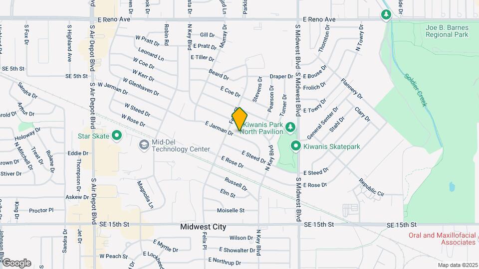311 E Jarman Dr Map and Location Details
