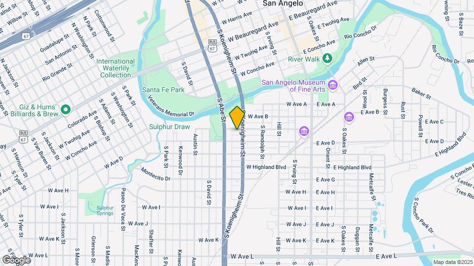 411 W Avenue C Map and Location Details