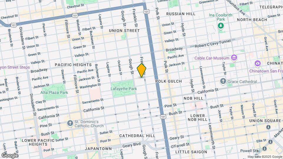 1927 Washington St Mapa y Detalles de la Ubicación