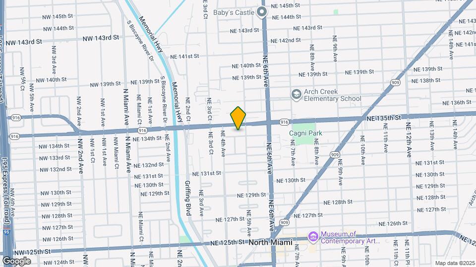 451 NE 134th St Map and Location Details