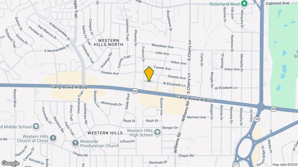 8121 W Elizabeth Ln Map and Location Details