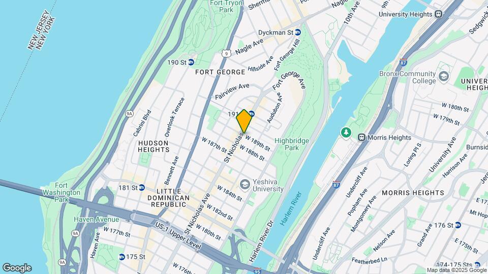 570 West 189th Street Map and Location Details