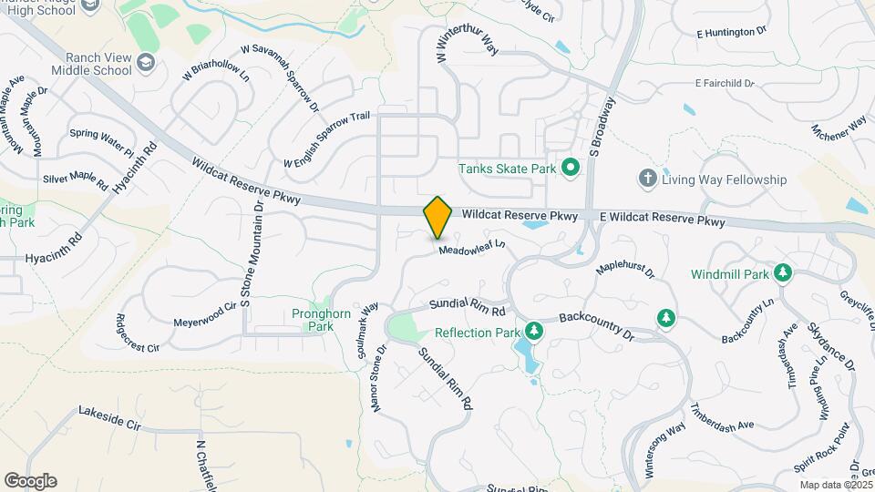 645 Tiger Lily Way Map and Location Details