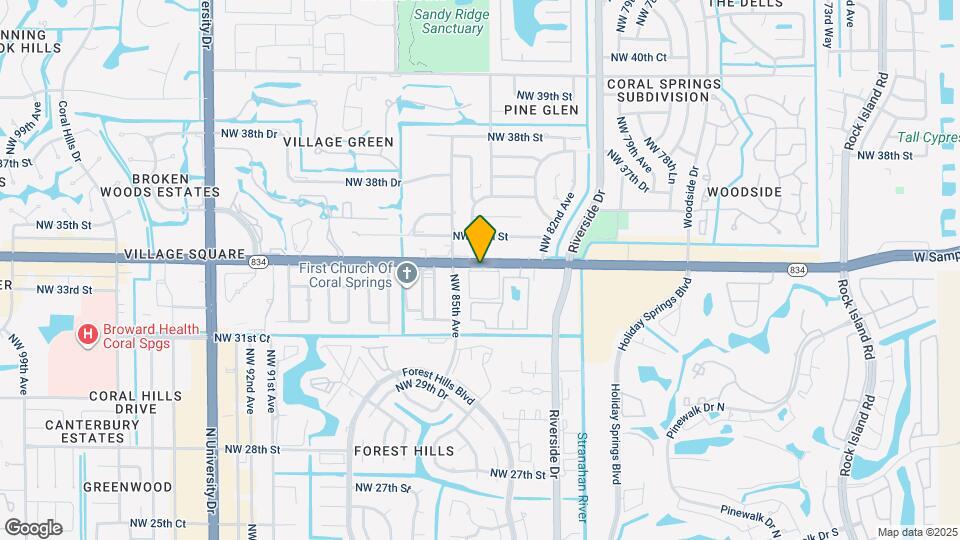 8406 W Sample Rd Mapa y Detalles de la Ubicación