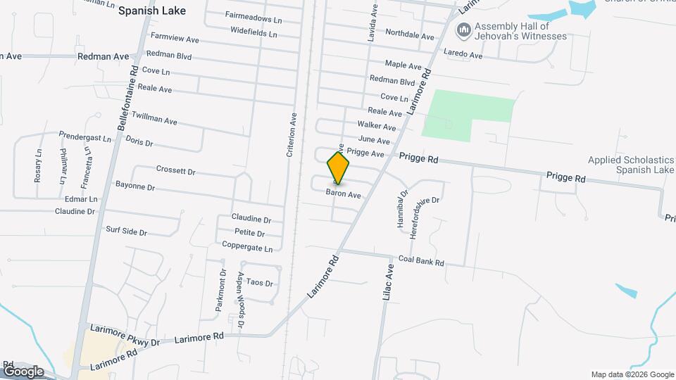 1147 Baron Ave Mapa y Detalles de la Ubicación