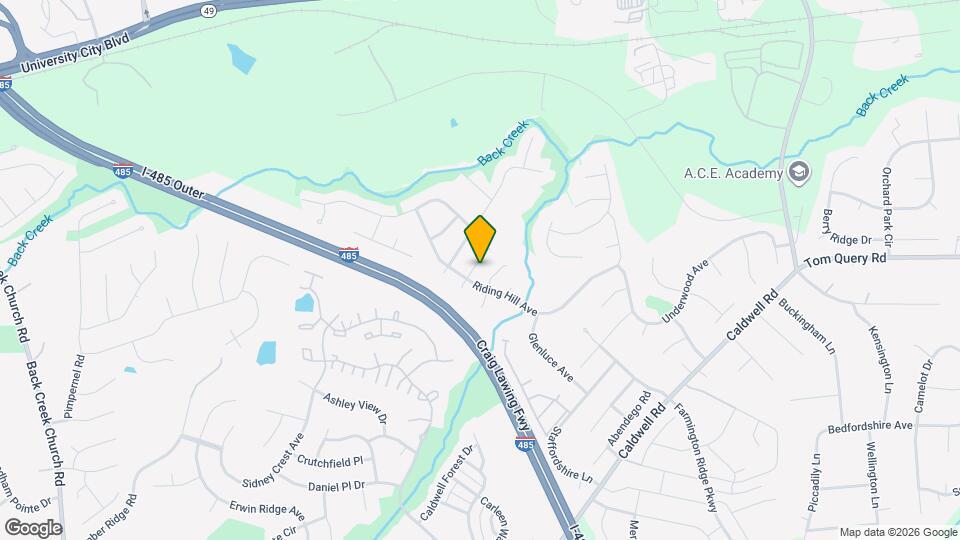 13636 Coram Pl Map and Location Details