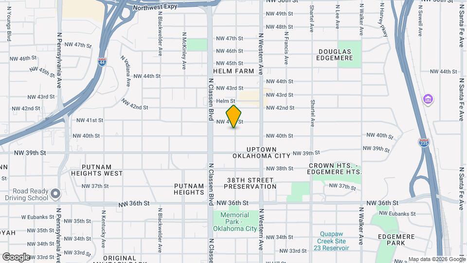 1201 NW 40th St Map and Location Details