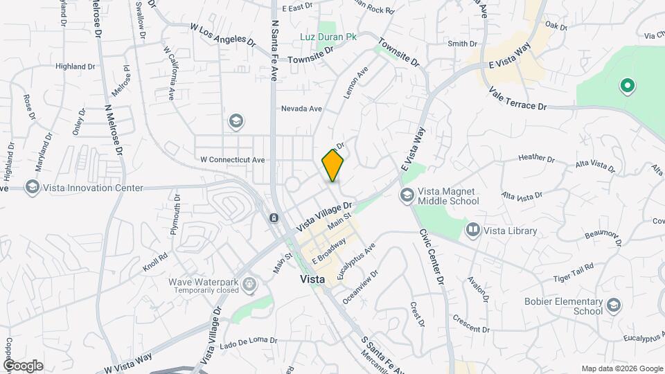 247 N Citrus Ave Map and Location Details