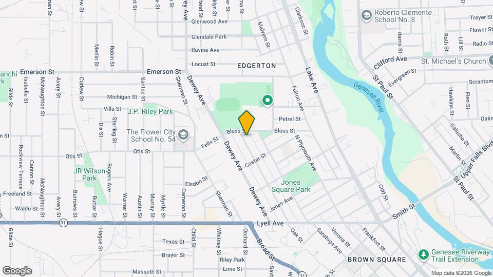276 Parkway, Unit Downstairs Map and Location Details