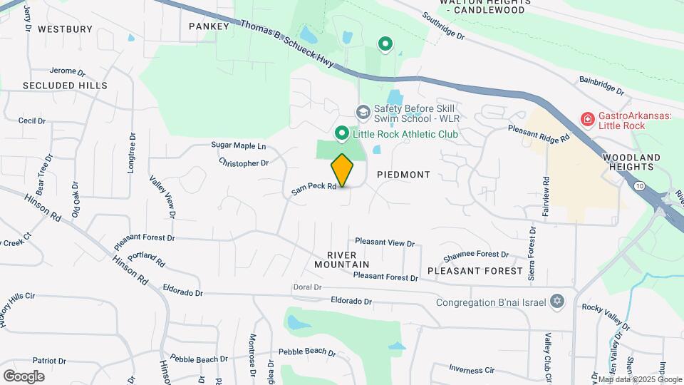 4301 Sam Peck Rd Map and Location Details