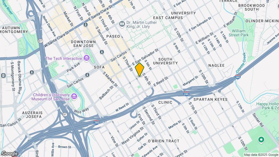 502 S 3rd St Map and Location Details