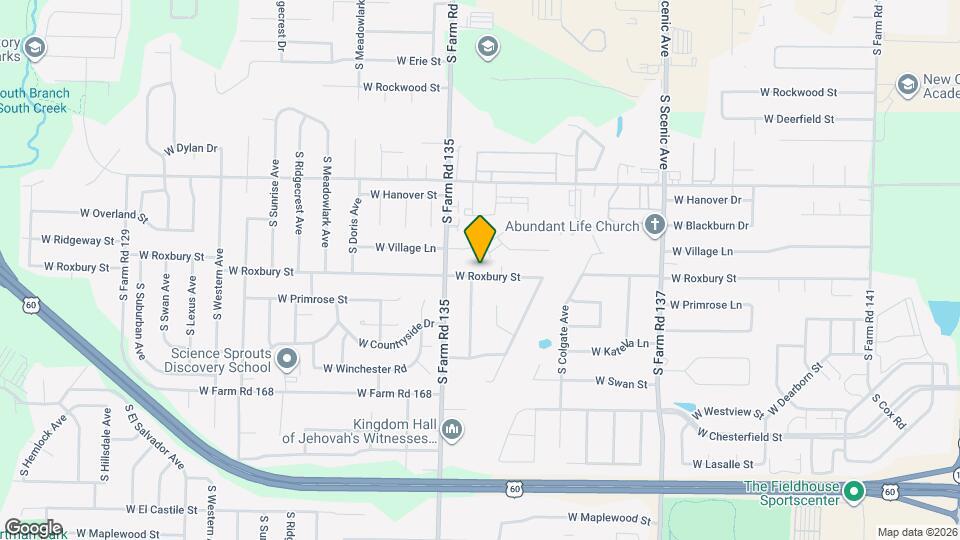 3015 W Roxbury St Map and Location Details