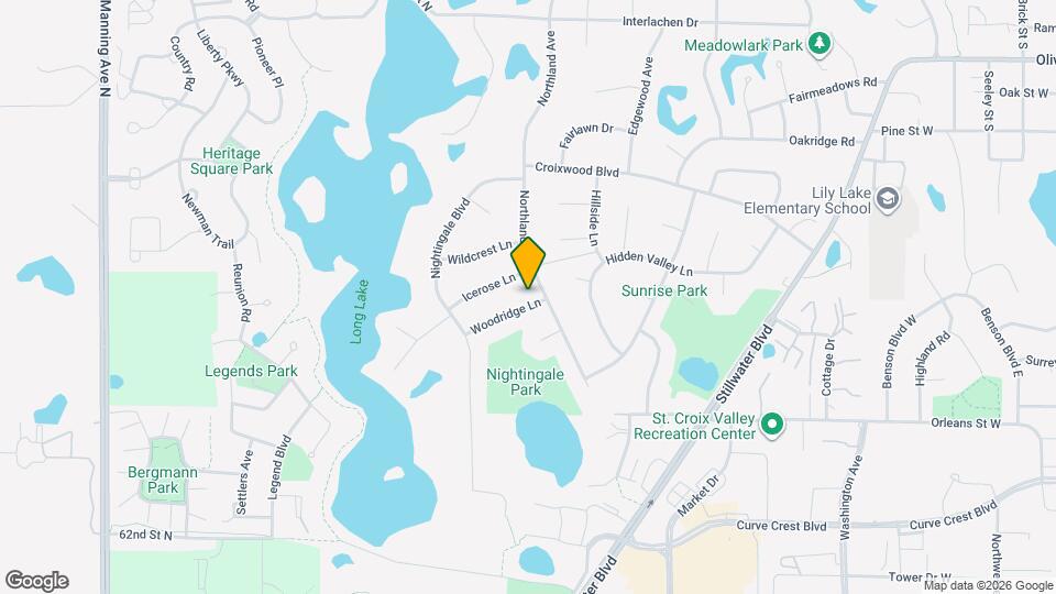 2814 Woodridge Ln Map and Location Details