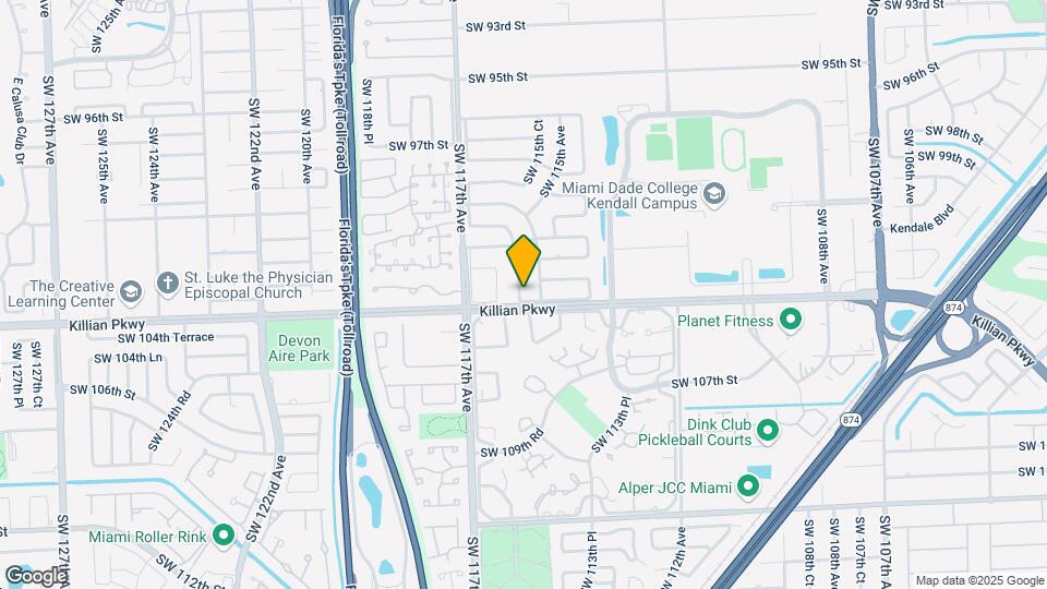 10325 SW 115th Ct Map and Location Details