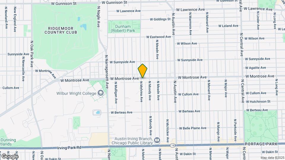 6157 W Montrose Ave Mapa y Detalles de la Ubicación