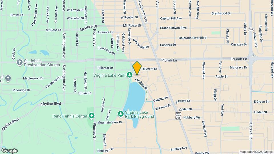 2051 Virginia Lake Way Map and Location Details