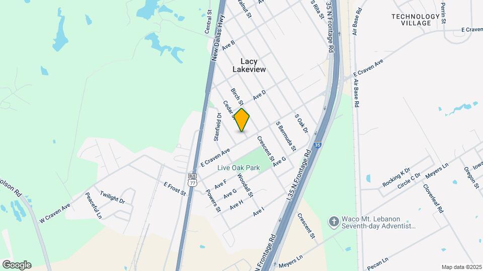 404 E Craven Ave Map and Location Details