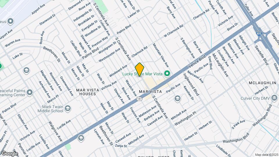 3739 S Centinela Ave Map and Location Details