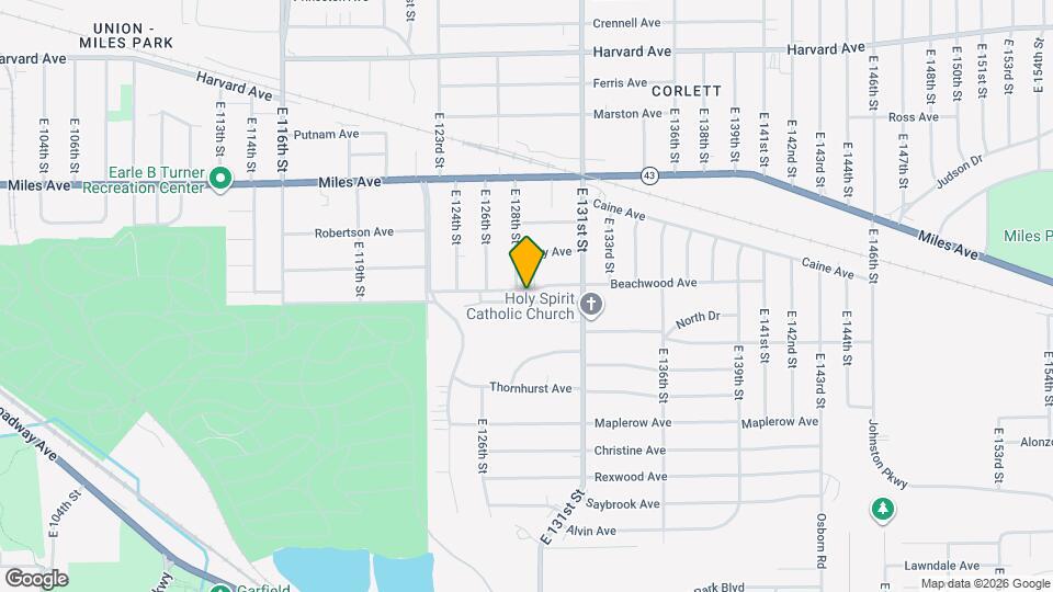 12808 Beachwood Ave Map and Location Details