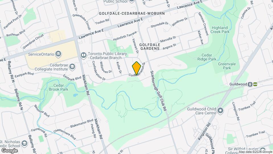 129 Confederation Dr Map and Location Details