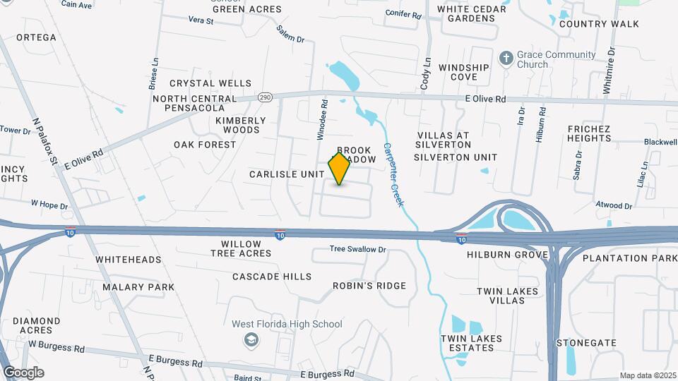 726 Forgotten Creek Ln Mapa y Detalles de la Ubicación