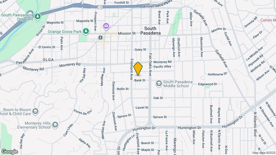 1422 Bank St Map and Location Details