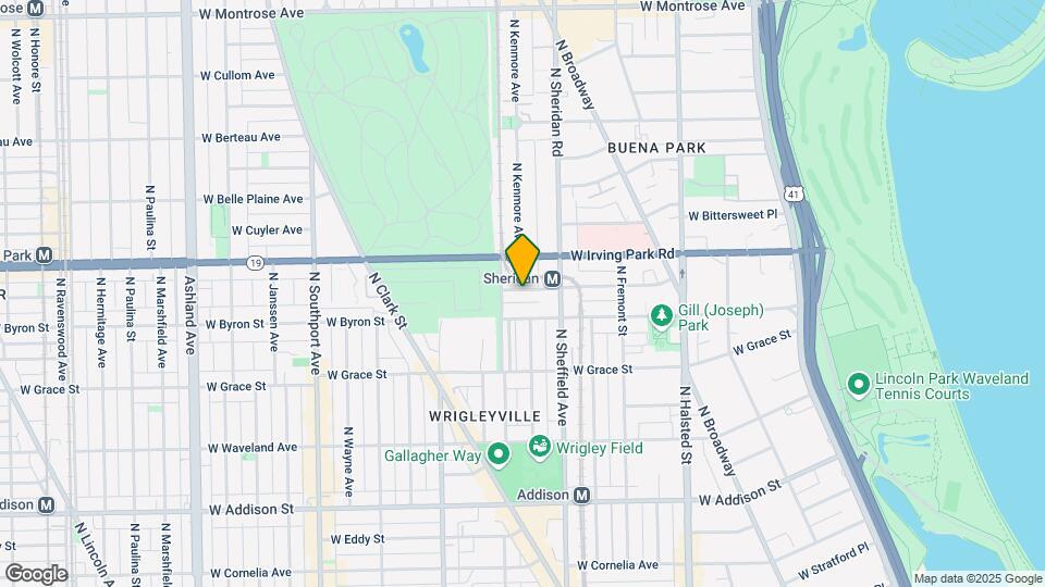 1055 W Dakin St Map and Location Details