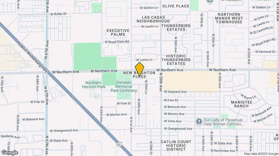 6004 W Augusta Ave Map and Location Details