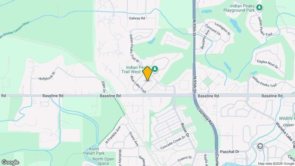 2930 Shoshone Trail Map and Location Details