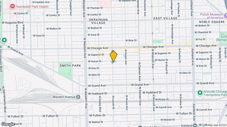 2159 W Huron St-Unit -3R Map and Location Details