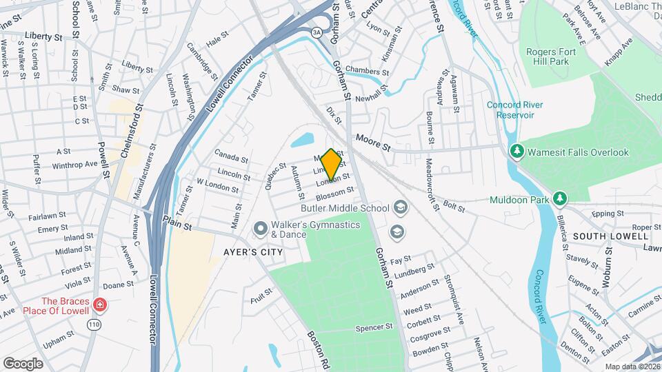 42 London St Mapa y Detalles de la Ubicación