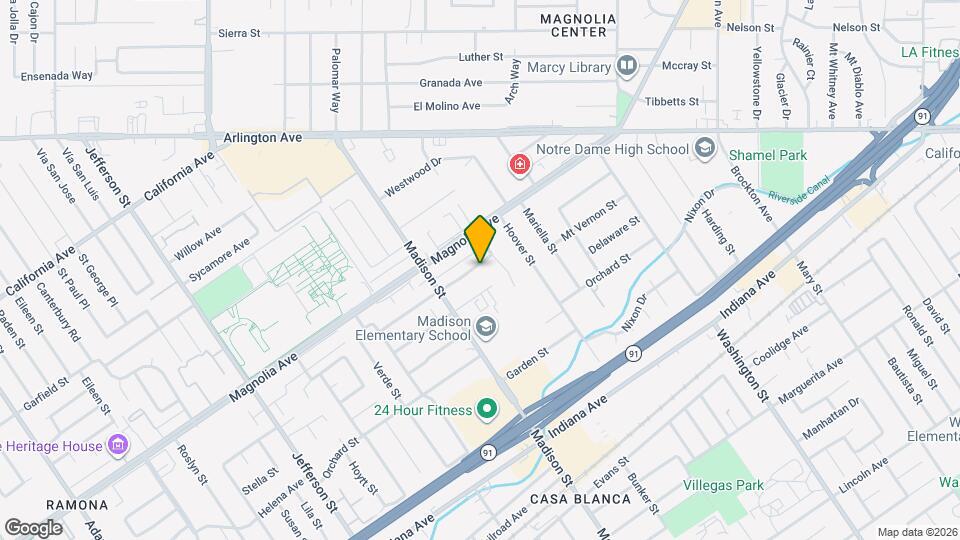 7416 Potomac Street Map and Location Details