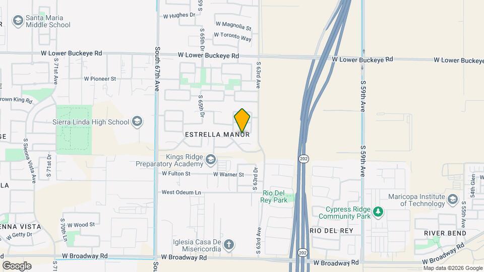 6325 W Superior Ave Map and Location Details