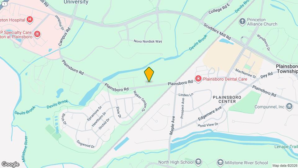 339 Plainsboro Rd Map and Location Details