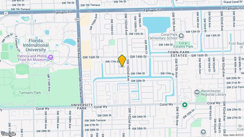 1804 SW 102nd Ct Map and Location Details