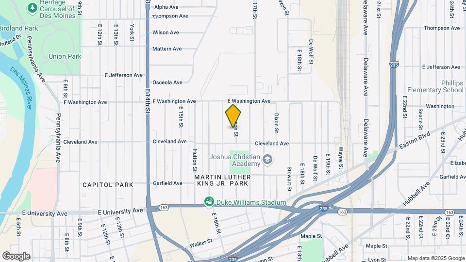 1420 Sampson St Map and Location Details