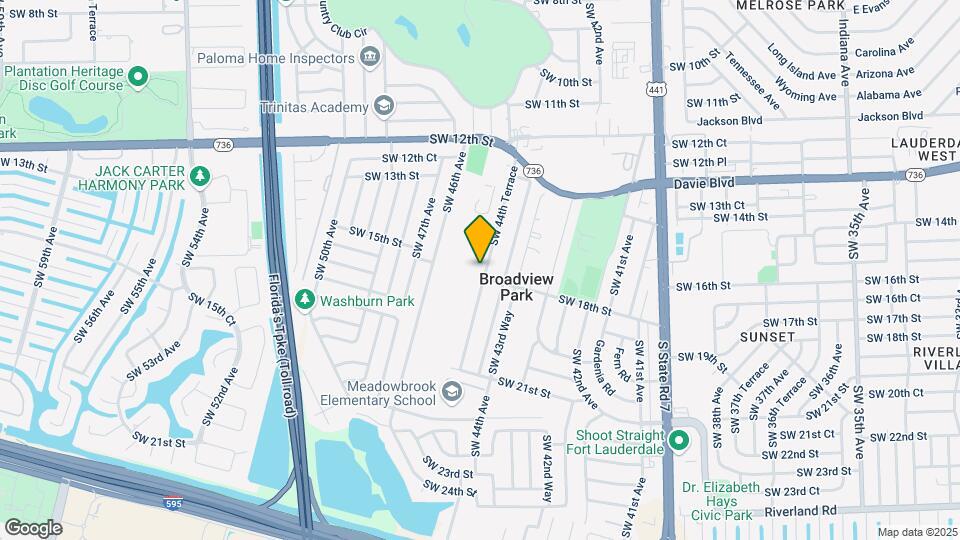 1681-1691 SW 44th Ter Map and Location Details