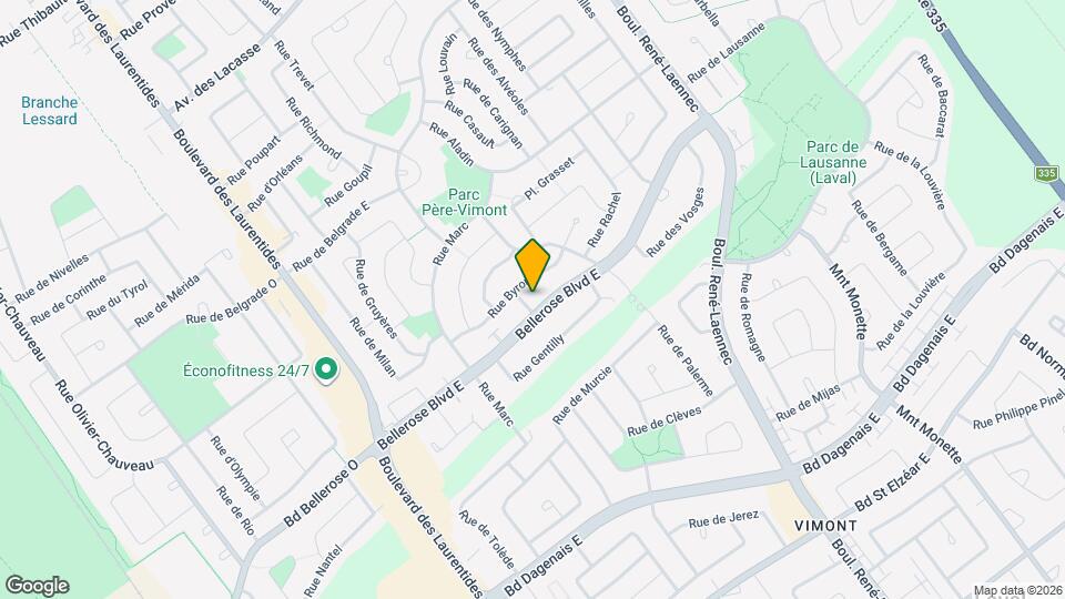 2205 De Lorca Rue Map and Location Details