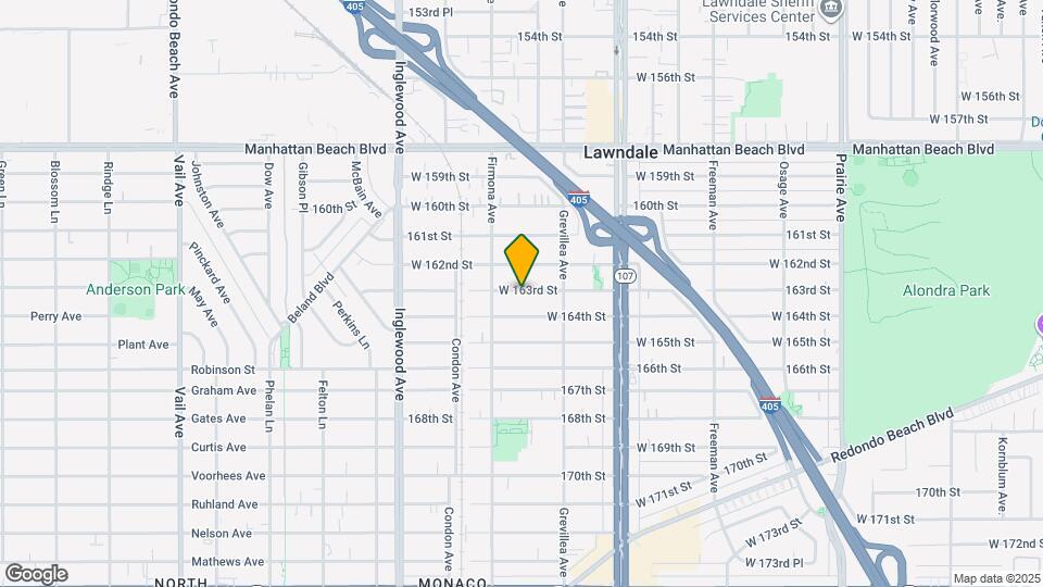 4554 W 163rd St Mapa y Detalles de la Ubicación