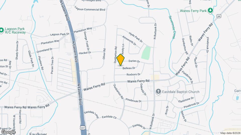 5725 Belleau Dr Map and Location Details