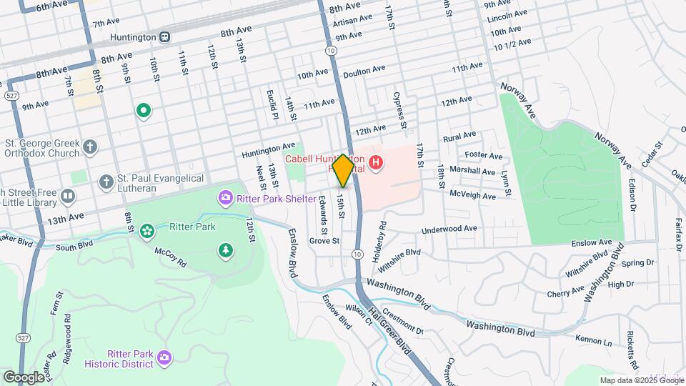 1406 15th St Map and Location Details