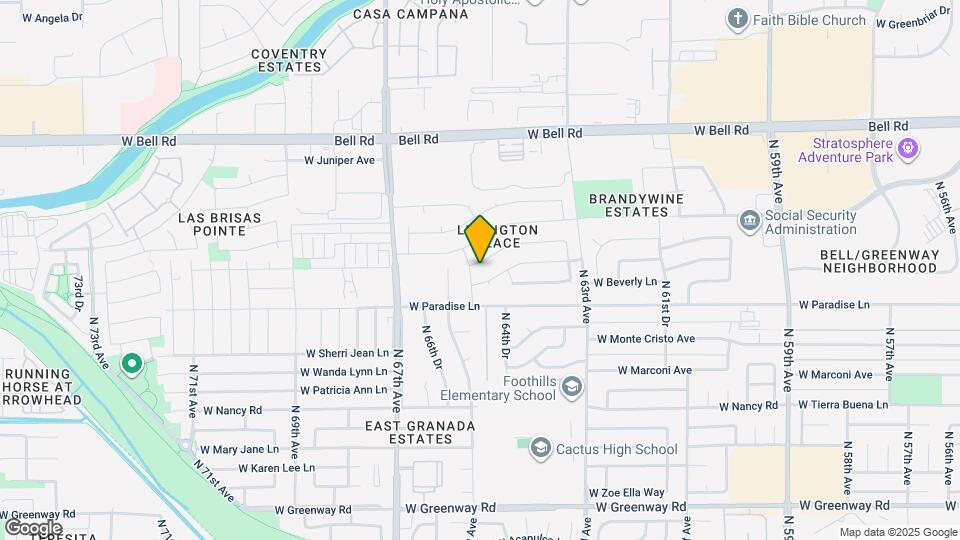 6533 W Grandview Rd Map and Location Details